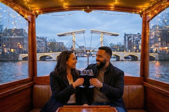 Amsterdam 1-Hour Canal Cruise With Live Guide - Leidseplein and the city after dark