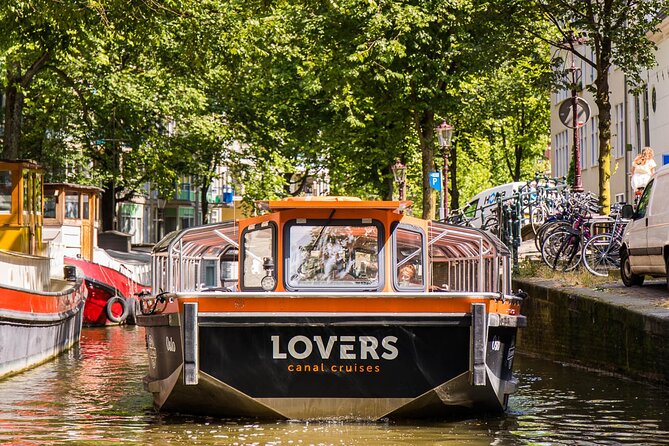 Amsterdam 1h Canal Cruise by Semi-Open Boat with Audio Guide - Anne Frank House from the canal