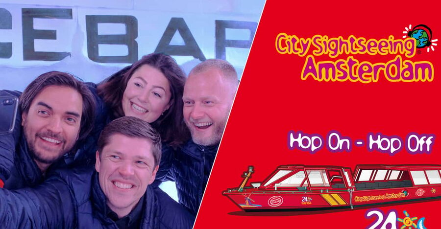 Amsterdam: 24-Hour Hop-On Hop-Off Boat and XtraCold Icebar - The red line and the eastern canal sights