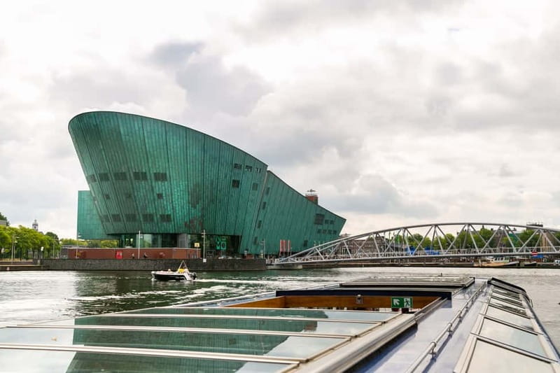 Amsterdam: 75 Minute City Canal Cruise with Audio Guide - The IJ River, A’DAM Lookout, and NEMO