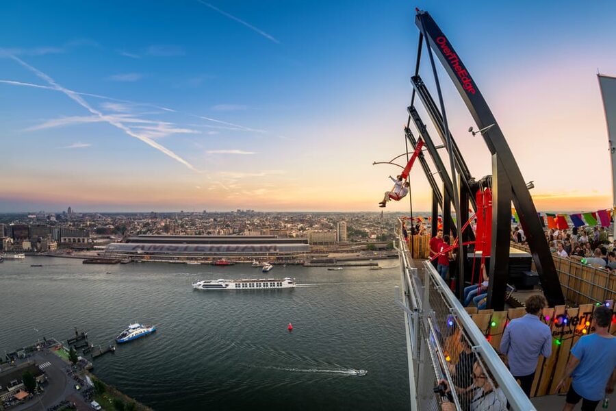 Amsterdam: A'DAM Lookout Entry Ticket with 2 Drinks - Two drinks and time to slow down