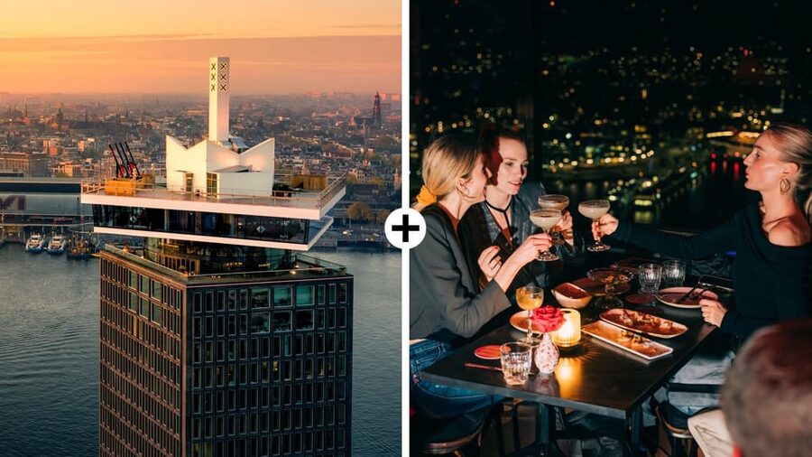 Amsterdam: A'DAM Lookout Ticket and Lunch or Dinner Voucher - Choosing between the swing and the VR ride