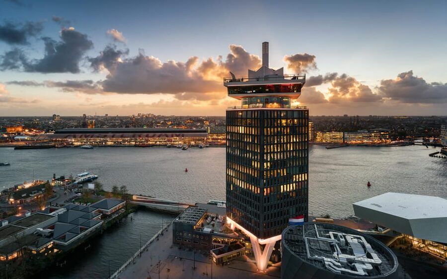 Amsterdam: A'DAM Lookout Ticket and Lunch or Dinner Voucher - The exhibition and audio tour