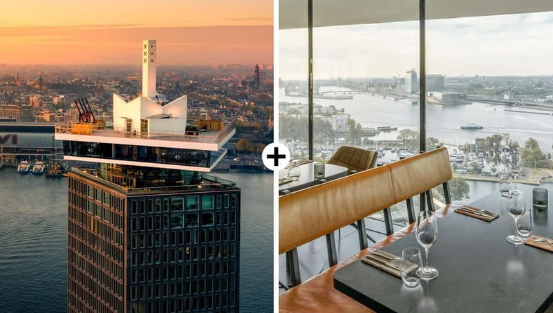 Amsterdam: A'DAM Lookout with Revolving Restaurant Moon - Key points to know before you book