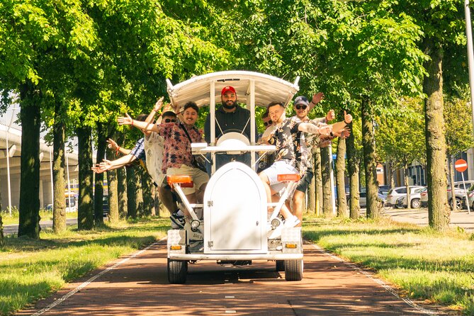Amsterdam Beer Bike Blast Private Tour - With Beer On Tap - A beer bike that trades central sights for open road