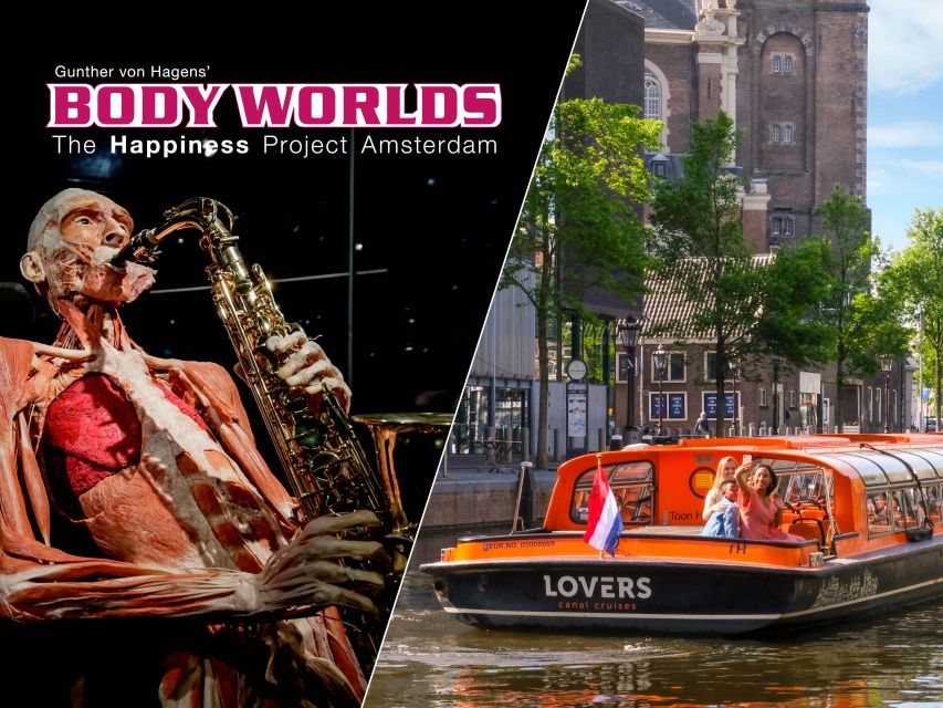 Amsterdam: Body Worlds Exhibition and Canal Cruise - Dam Square and the central location
