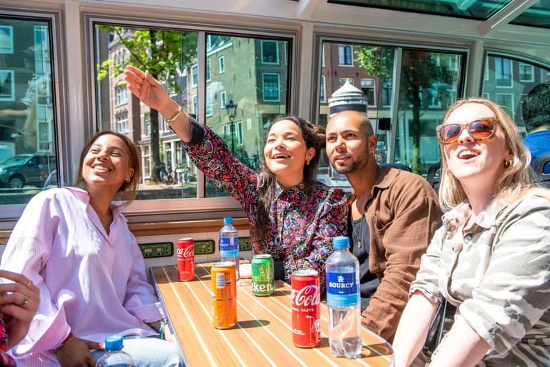 Amsterdam: Canal Cruise from Anne Frank Museum - Starting at Prinsengracht or Central Station