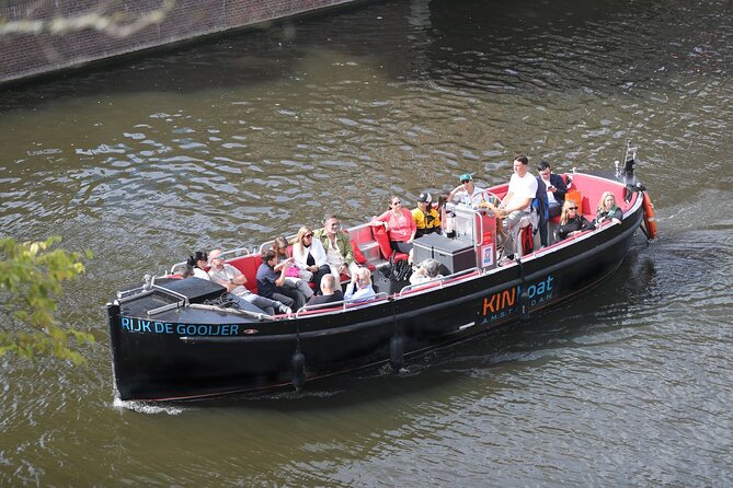 Amsterdam Canal Cruise in Open Boat with Unlimited Drinks Option - Westerkerk and the first canal views