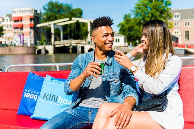 Amsterdam Canal Cruise in Open Boat with Unlimited Drinks Option - The Hermitage Museum and central Amsterdam