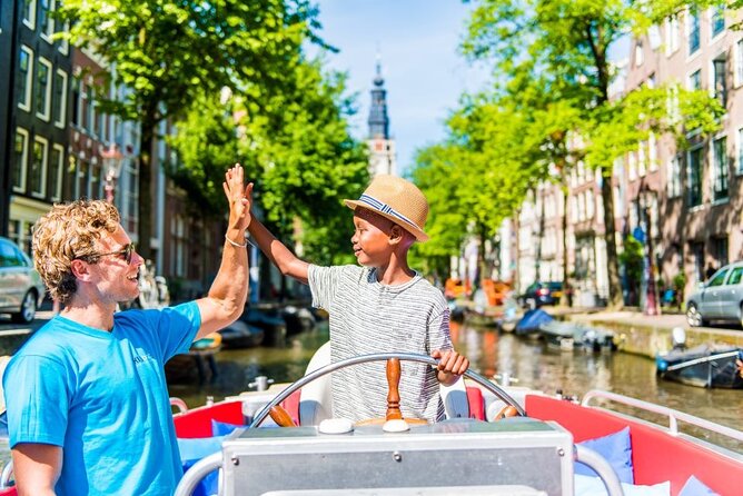 Amsterdam Canal Cruise in Open Boat with Unlimited Drinks Option - Boarding a sleek electric boat