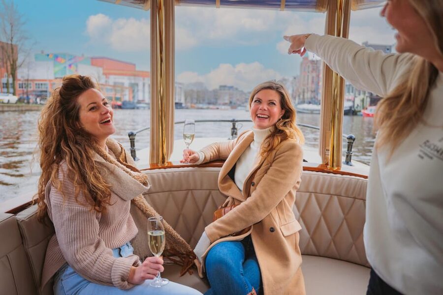 Amsterdam: Canal Cruise with Bubbles & Bites - Golden Bend and the grand canal belt