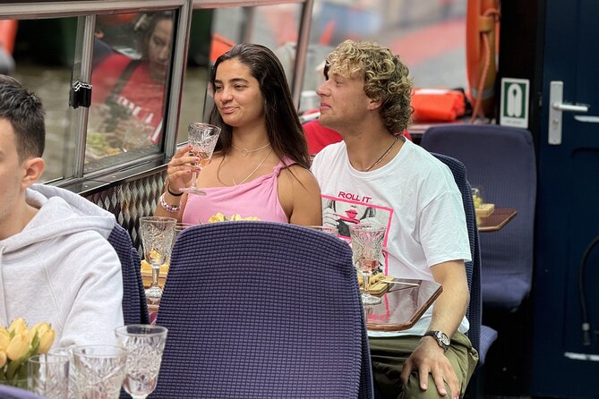 Amsterdam Cheese and Wine Canal Cruise - Turning onto the Amstel