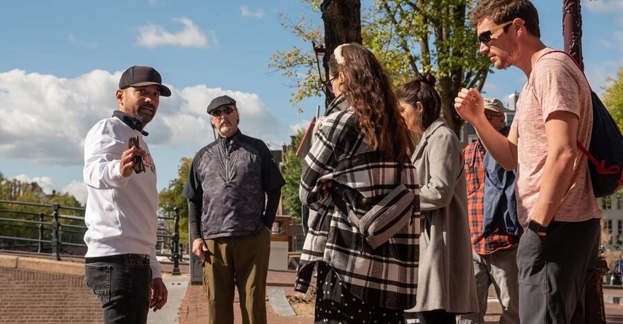 Amsterdam City walking tour - Dam Square and the Royal Palace