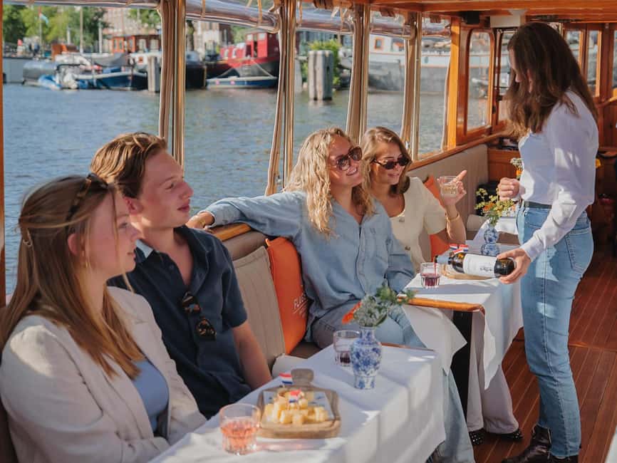 Amsterdam: Classic Boat Cruise with Optional Cheese & Wine - Westerkerk, the Jordaan, and Prinsengracht