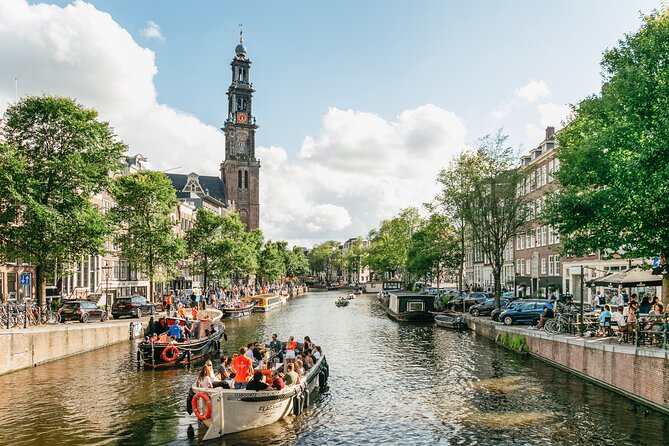 Amsterdam Classic Saloon Boat Canal Cruise with Live Guide - Southern Church and the work of Hendrick de Keyser