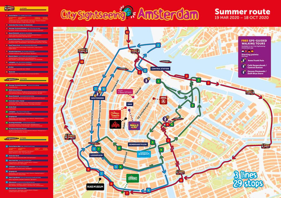 Amsterdam: Combo Rijksmuseum & Hop-On Hop-Off Bus - Small details that make the day easier
