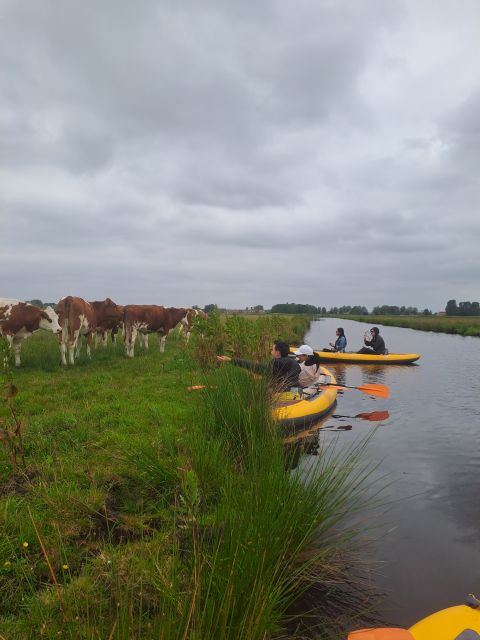 Amsterdam: Countryside Bike and Kayak Guided Tour - d’Admiraal Windmill and the first hour by bike