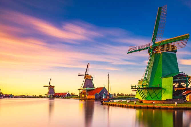 Amsterdam: Day Trip to Keukenhof & Zaanse Schans Windmills - Zaanse Schans: windmills, wooden houses, and cheese
