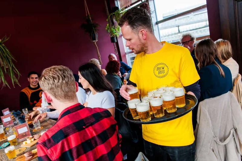 Amsterdam: Dutch Craft Beer Tasting with cheese and snacks - Inside ClinkNOORD, behind Central Station