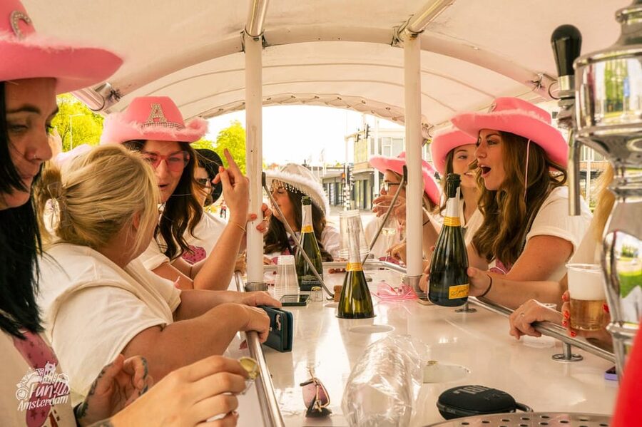 Amsterdam: Dutch Prosecco Party Bike - Private groups, weather, and practical planning