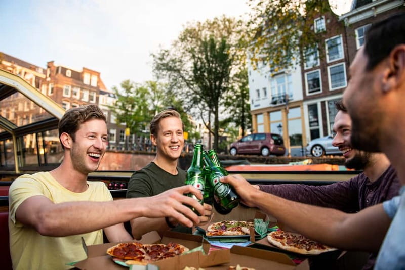 Amsterdam: Evening Pizza Cruise Along the Canals - Starting at Damrak Pier 5