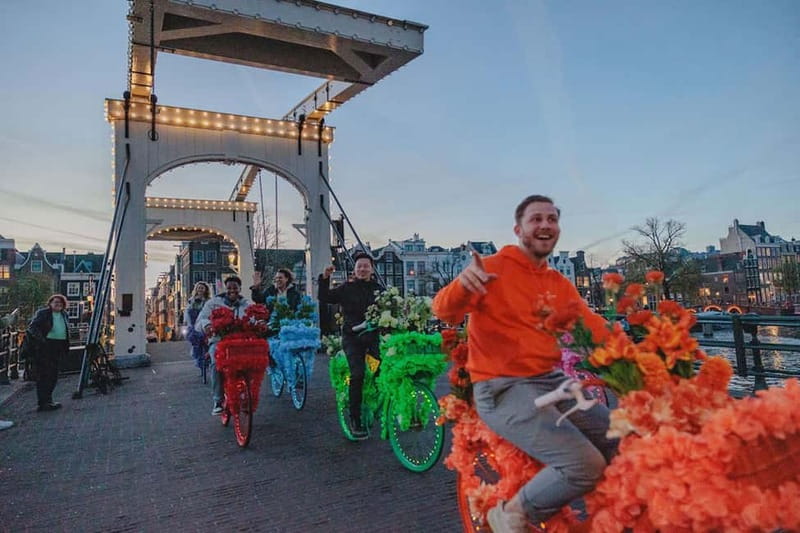 Amsterdam: Explore Canals, Guided Tour on Flower Bikes - The Canal Belt and Nine Streets