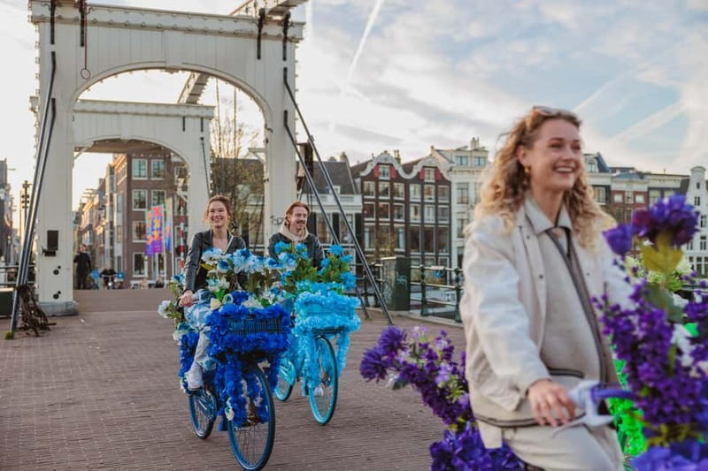 Amsterdam: Explore Canals, Guided Tour on Flower Bikes - Starting Near Central Station