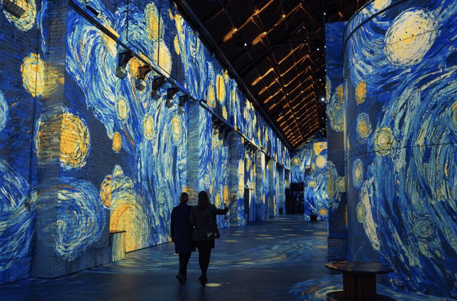 Amsterdam: Fabrique des Lumières Dutch Masters Ticket - Entering the former industrial space at Westergas