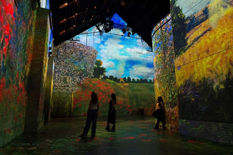 Amsterdam: Fabrique des Lumières Entry Ticket - Entering the 3,800-square-meter projection hall