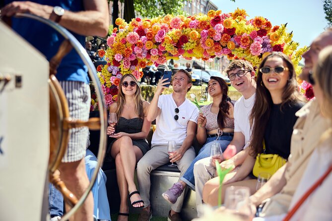 Amsterdam Flower Boat Canal Cruise with Local Guide - The Golden Bend and the wider canal houses