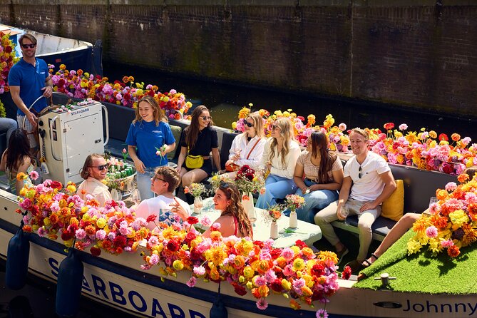 Amsterdam Flower Boat Canal Cruise with Local Guide - Skinny Bridge and the final Amstel view