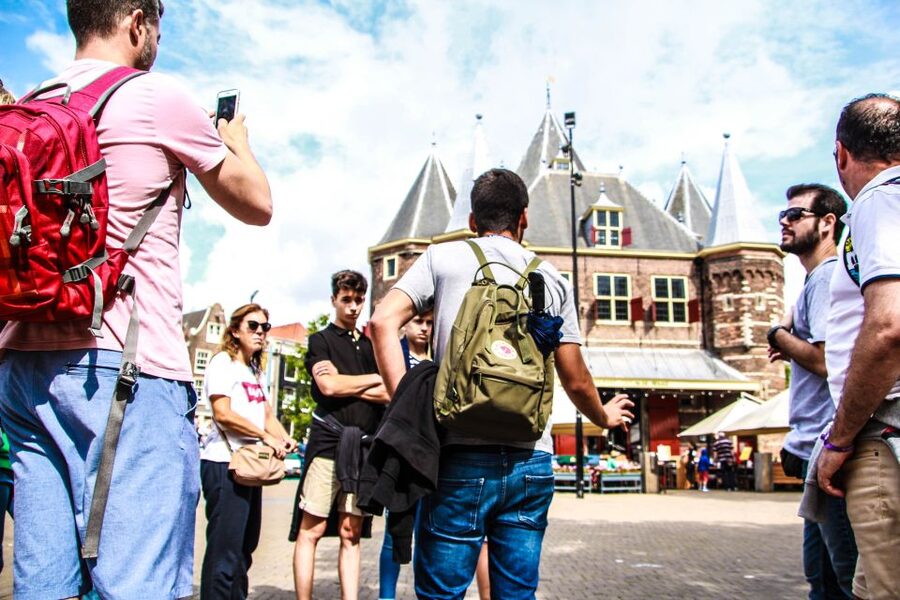 Amsterdam full day: Walking, Biking & Cruising with Lunch - Cycling Amsterdam from Centraal to Jordaan