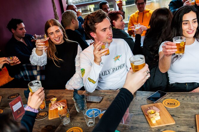 Amsterdam Guided Craft Beer Tasting with Cheese & Sausauge - What the mixed brewery lineup means