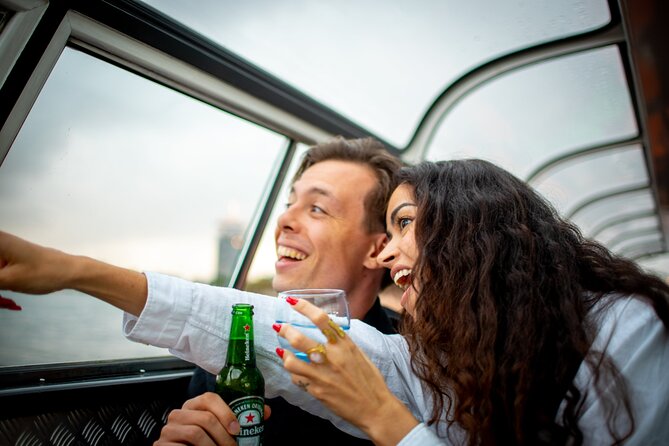 Amsterdam Guided Cruise with New York Pizza, Drinks and Ice Cream - Westerkerk, the Nine Streets, and De Wallen