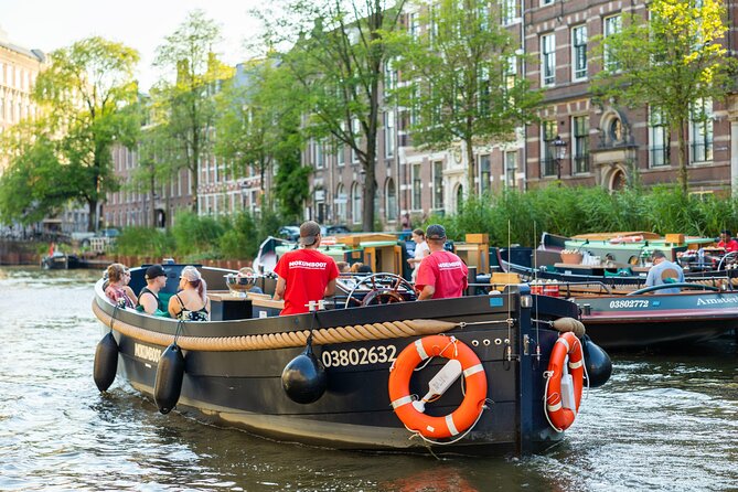 Amsterdam: Guided Open Boat Canal Cruise Unlimited Drinks Option - Museumplein and Amsterdam’s great cultural addresses