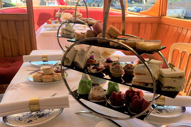 Amsterdam: High Tea Cruise - Tea, salmon sandwiches, scones, and sweets