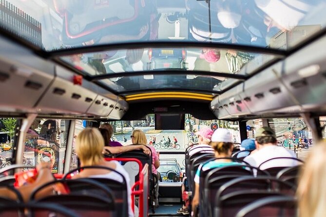 Amsterdam Hop-On Hop-Off 24h or 48h Bus and Boat Option - Jordaan and Westermarkt for Anne Frank House access