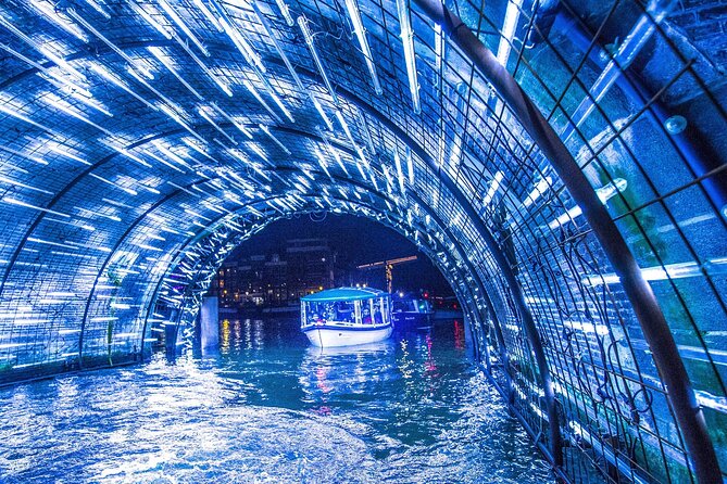 Amsterdam Light Festival: Canal Cruise + Snack & Unlimited Drinks - What happens during the 75-minute cruise