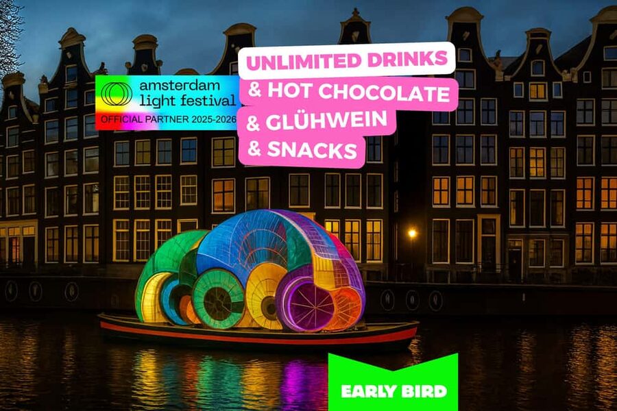 Amsterdam: Light Festival Heated Cruise with Drinks & Snacks - Meeting the boat near Amsterdam Central Station