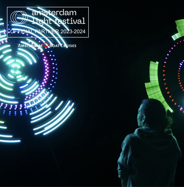 Amsterdam Light Festival Live Commentary & Optional Drinks - Westerkerk and the central canal views