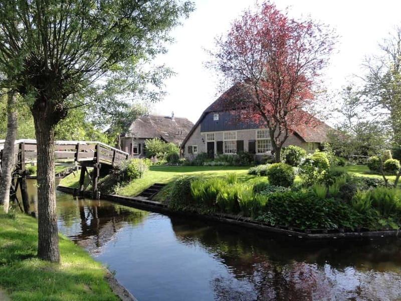 Amsterdam: Live GuideD Giethoorn Boat Tour & Cheese Platter - Timing, walking, and weather