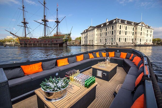 Amsterdam Luxury Canal Cruise + Unlimited Drinks & Bites option - From the Amstel to Royal Theatre Carré
