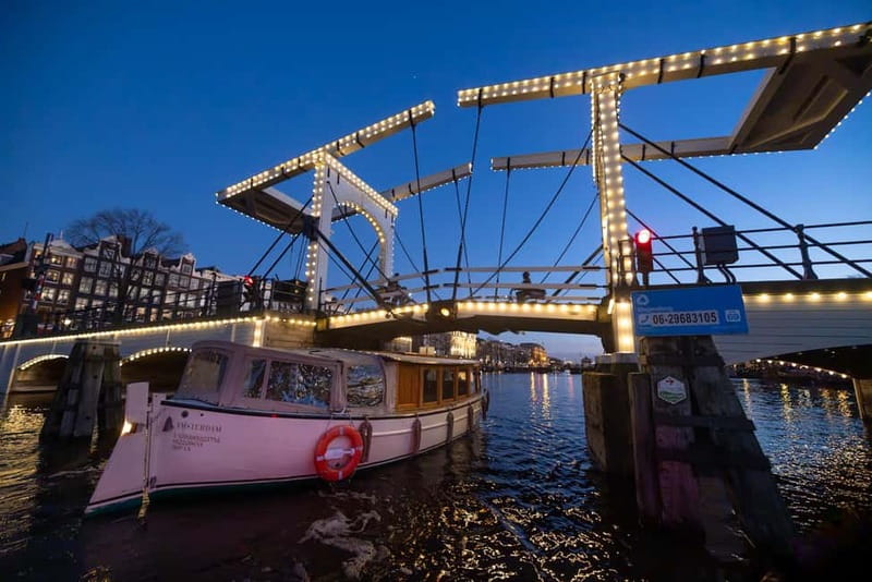 Amsterdam: Luxury Canal Cruise with Optional Snacks & Drinks - Skinny Bridge, Hortus, and the maritime quarter