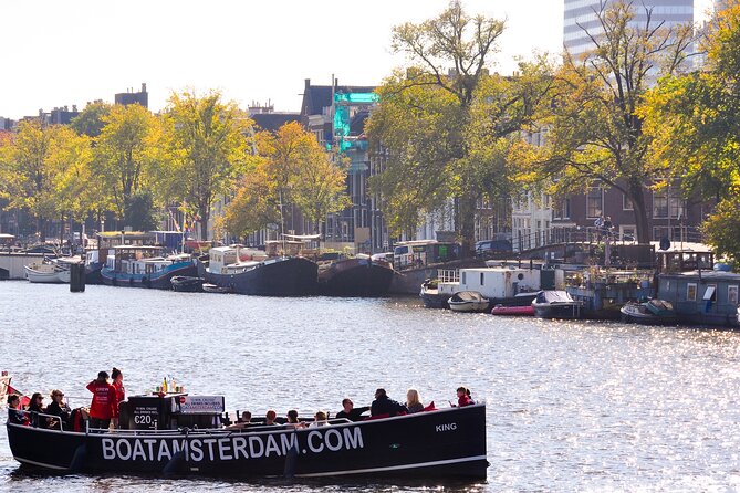 Amsterdam Open Boat Cruise in Old City Centre with Drinks Options - Starting near the Amstel and Hermitage Museum