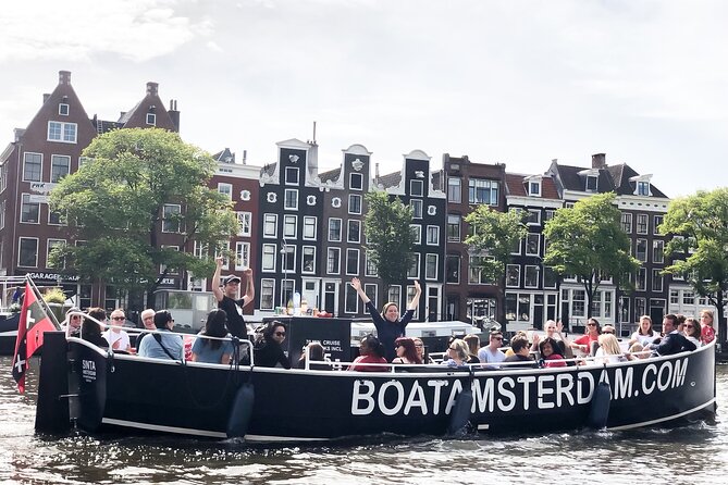 Amsterdam Open Boat Cruise in Old City Centre with Drinks Options - The Magere Brug and central canal views