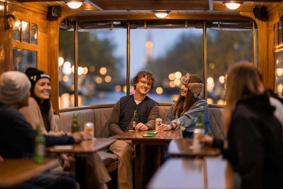 Amsterdam: Open Boat Cruise option Unlimited Drinks & Bite - The route: from historic canals to the Amstel