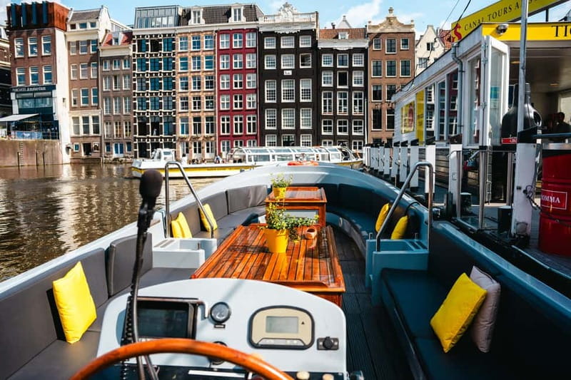 Amsterdam: Open Boat Tour of Canals with Expert Local Guide - The Rijksmuseum viewed from the water