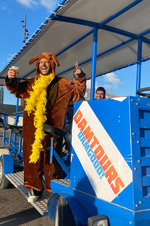 Amsterdam: Party Bike Tour with Beer - Safety is one of the better features