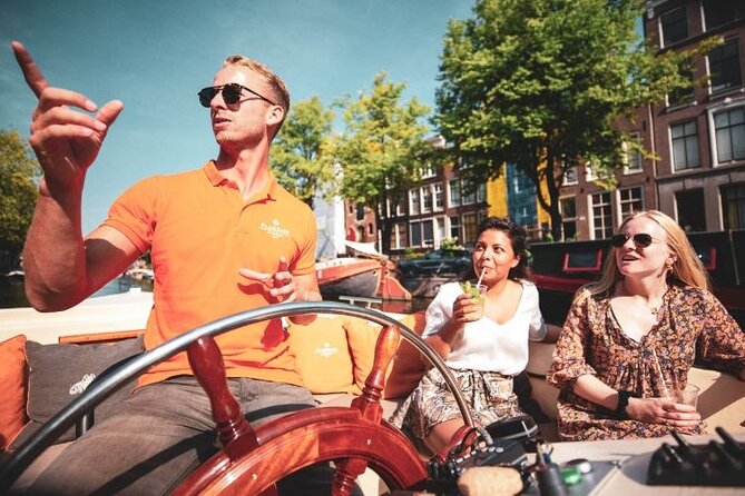 Amsterdam Private Boat Tour with Unlimited Drinks - Jordaan, the canal belt, and the Nine Streets