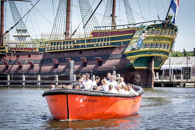 Amsterdam Private Boat Trip With Skipper, Burger and Beers - Churches, towers, and old bridges